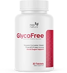 Single GlycoFree blood sugar supplement bottle